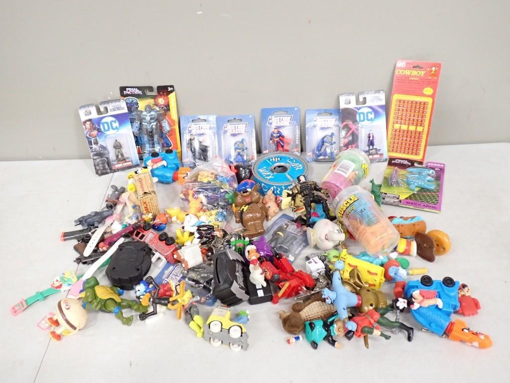Lot of Small Toys incl Justice League Action Figures New in Package, DC Action Figure (1 of 11)
