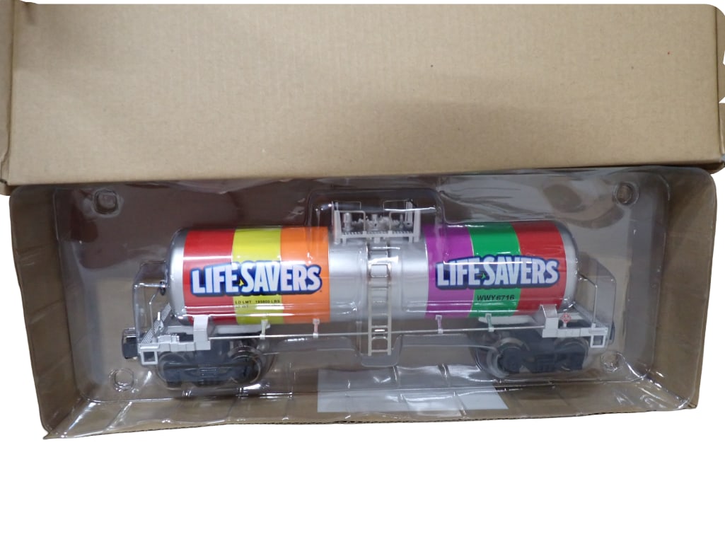 Menards O Gauge Life Savers Tanker Train Car New in Box (1 of 4)