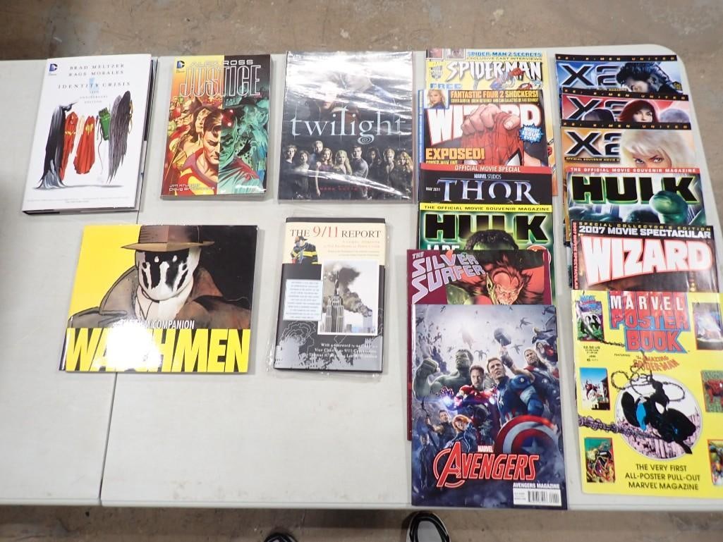 Lot of Books, Magazines, Etc incl Magazines Featuring Silver Surfer, Hulk, Thor, Spider-Man, etc (1 of 7)