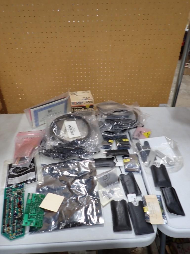 Large Lot of Assorted Electronic Components including Circuit Boards, Cords, Headlamp, etc. (1 of 8)