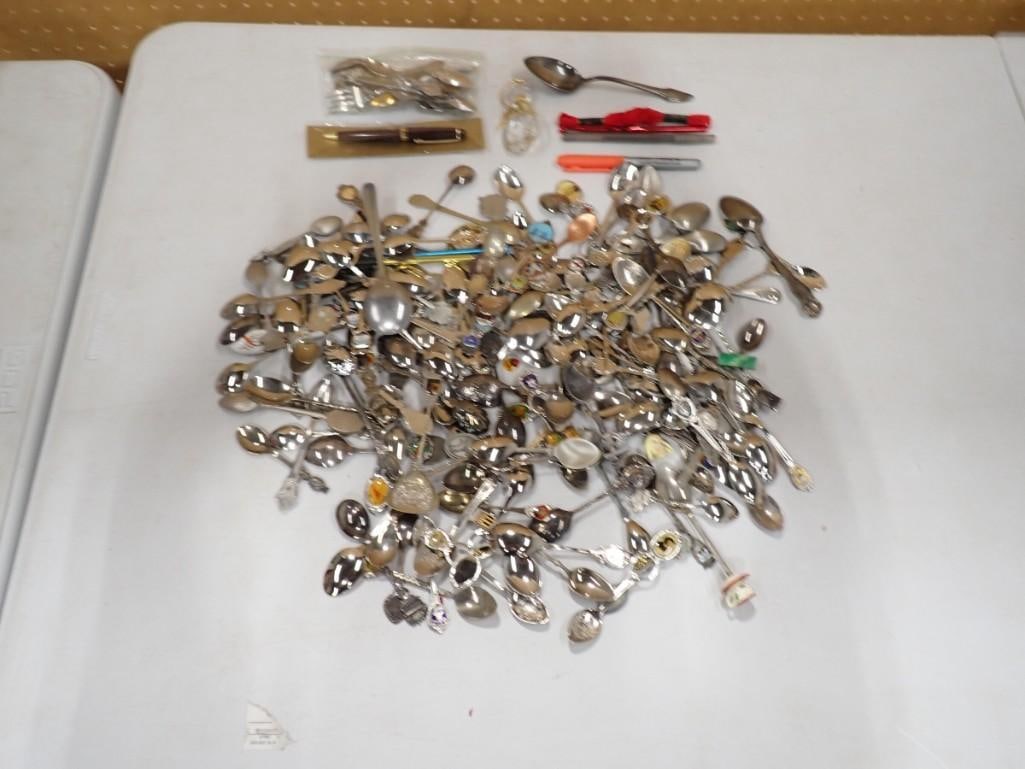 Huge Lot of Assorted Metal Collector Spoons (1 of 7)