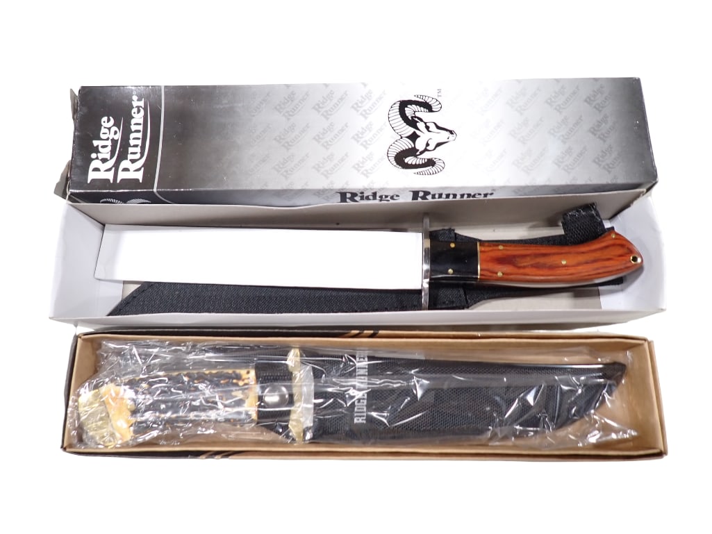 2 Ridge Runner Knives with Sheaths in Original Boxes (1 of 5)