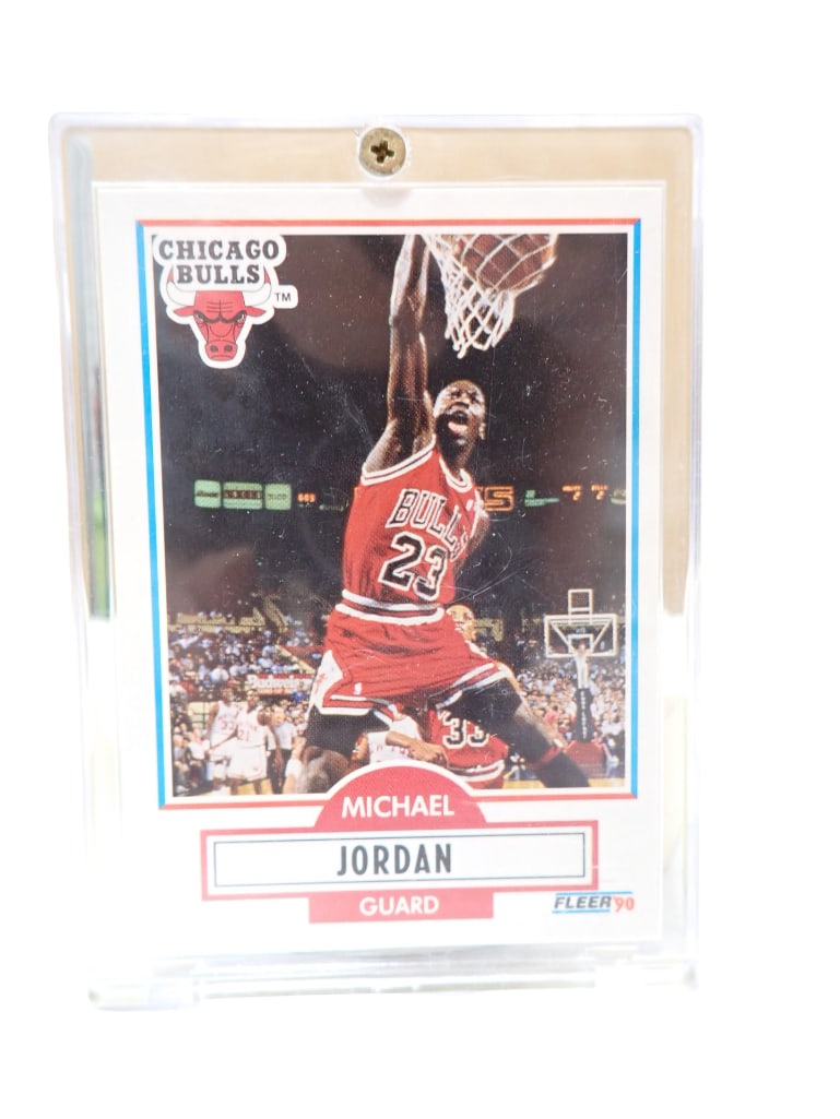 Rare No Line Error Michael Jordan Basketball Card (1 of 4)