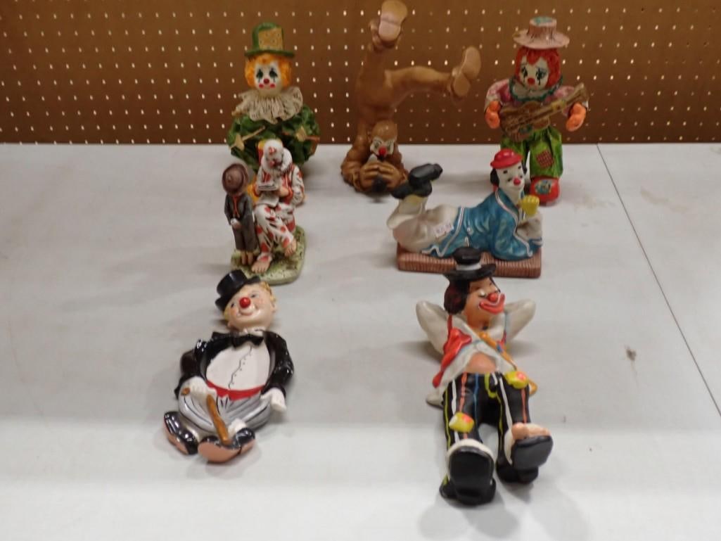 Assorted Clown Figurine Lot including Dave Grossman, Oneida, etc (1 of 11)