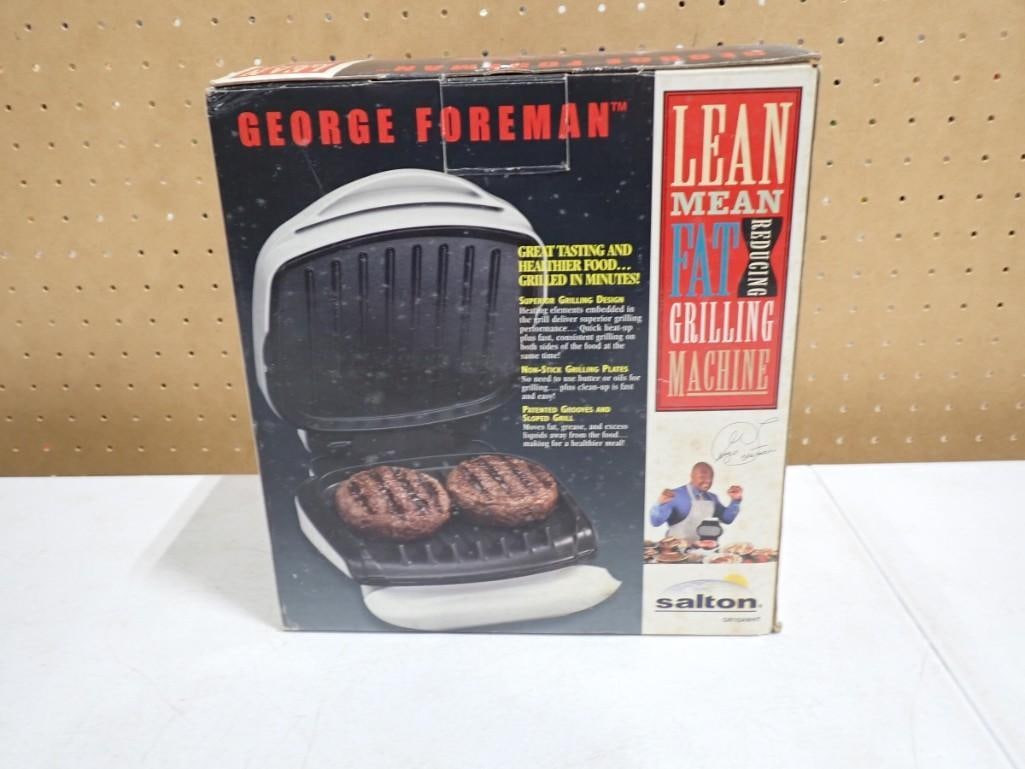 Salton George Forman Lean Mean Fat Reducing Grilling Machine Grill with Box (1 of 7)