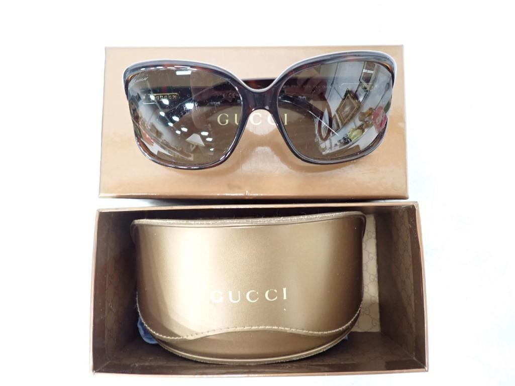 Authentic Vintage Women's Gucci Sunglasses w/ Case & Box (1 of 8)