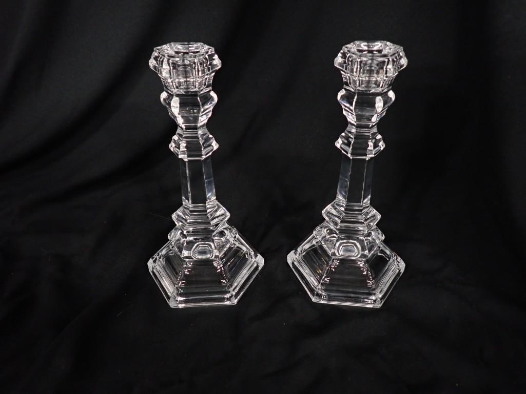 Tiffany & Co Pair of Crystal Candlesticks (1 of 6)