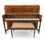 Steinway & Sons Upright Piano & Bench Model P