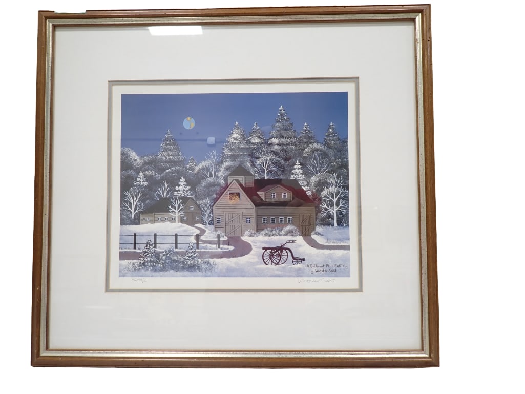 Wooster Scott "A Different Place Entirely" Numbered Print Framed (1 of 6)