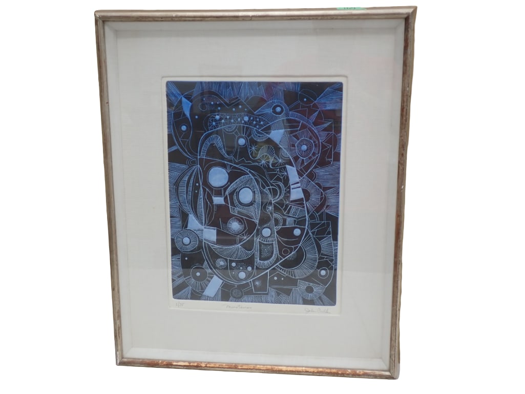 John Culik MCM Abstract Numbered & Signed Print Mino Tauros 19"x22" (1 of 8)