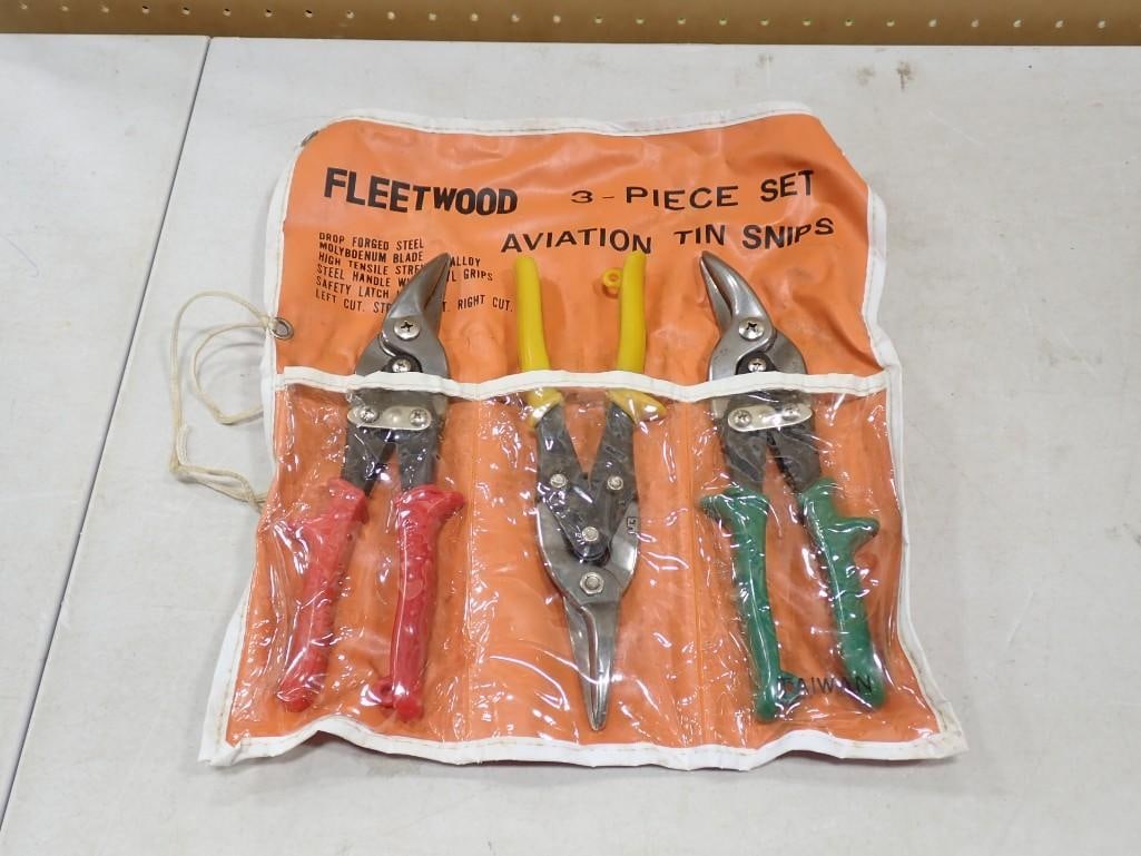 Set of 3 Fleetwood Aviation Tin Snips Tools (1 of 6)