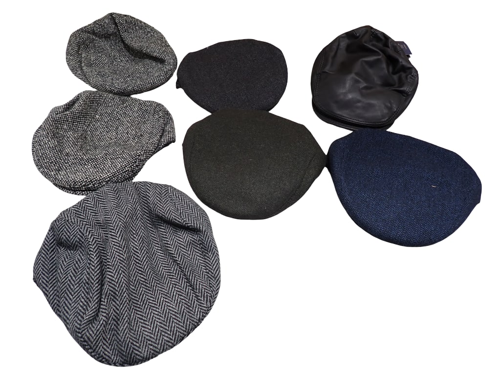 Lot of 7 Classic Newsboy Caps or Hats (1 of 5)