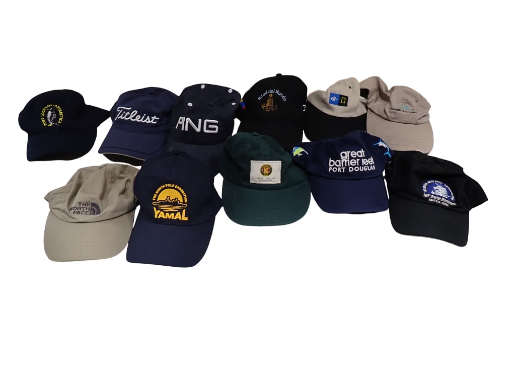 Lot of 11 Men's Caps Haps Some Golf, Ping, Titleist, and More: Lot of 11 Men's Caps Haps Some Golf, Ping, Titleist, and More All pictures are considered part of the description and should be examined carefully by bidders. Live Auctioneers is now offering Live