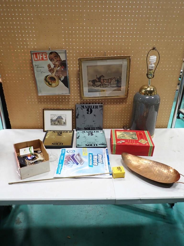 Home Decor incl MCM Lamp, Art Work, Golfing Accessories, and More (1 of 12)