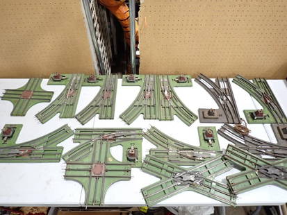 Lionel Standard Gauge Track Pieces incl Switches, etc: Lionel Standard Gauge Track Pieces incl Switches, etc All pictures are considered part of the description and should be examined carefully by bidders. Live Auctioneers is now offering Live