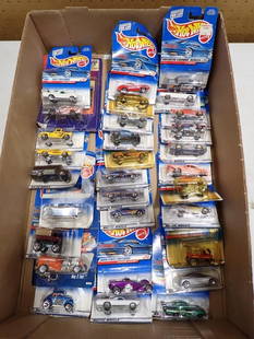 Lot of Hot Wheels Cars and Vehicles New in Package: Lot of Hot Wheels Cars and Vehicles New in Package All pictures are considered part of the description and should be examined carefully by bidders. Live Auctioneers is now offering Live