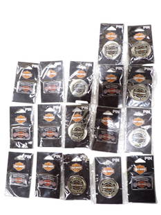 17 Harley Davidson Pins New in Package: Lot of 17 Harley Davidson Pins New in Package All pictures are considered part of the description and should be examined carefully by bidders. Live Auctioneers is now offering Live
