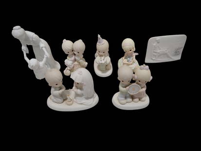 Lladro Porcelain Collector's Society Plaque, Precious Moments Figurines, Dept 56 Figurine: Lladro Porcelain Collector's Society Plaque, Precious Moments Figurines, Department 56 Figurine All pictures are considered part of the description and should be examined carefully by bidders.
