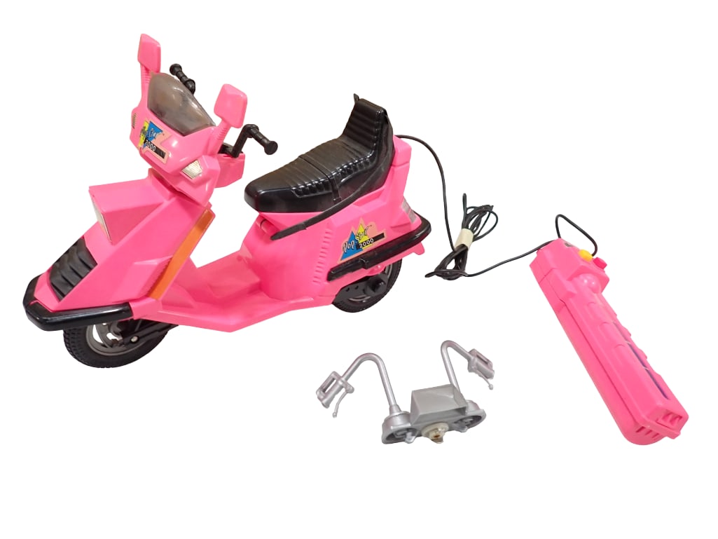 Vtg 1984 Barbie Scooter by Mattel: Vintage 1984 Barbie Scooter by Mattel Condition: untested All pictures are considered part of the description and should be examined carefully by bidders. Live Auctioneers is now offerin