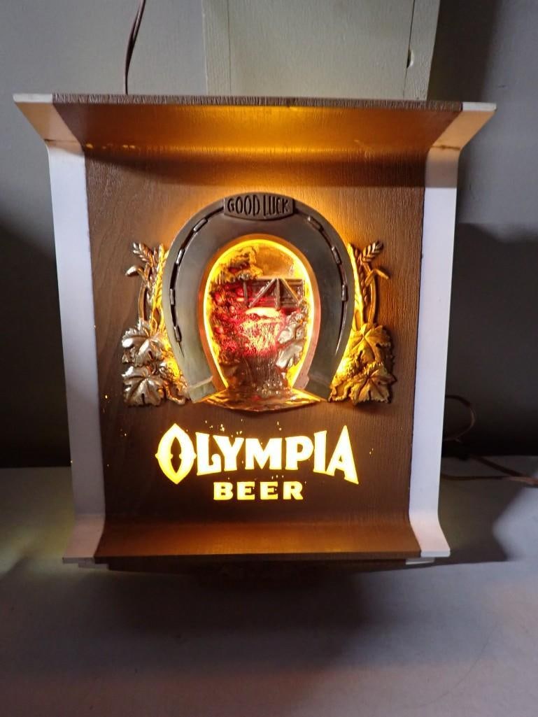 Olympia Beer Lighted Bar Sign Works (1 of 11)