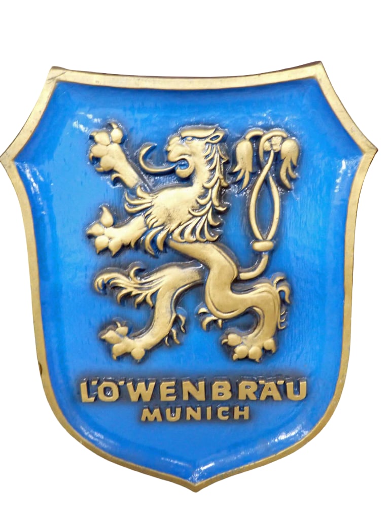Vintage Lowenbrau Munchen Beer Sign (1 of 5)