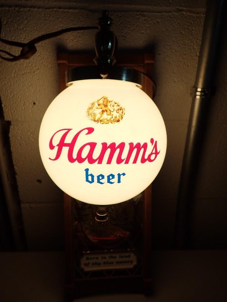 Vintage Hamm's Beer Light Born in the Land of Sky Blue Waters Bar Light Works (1 of 13)