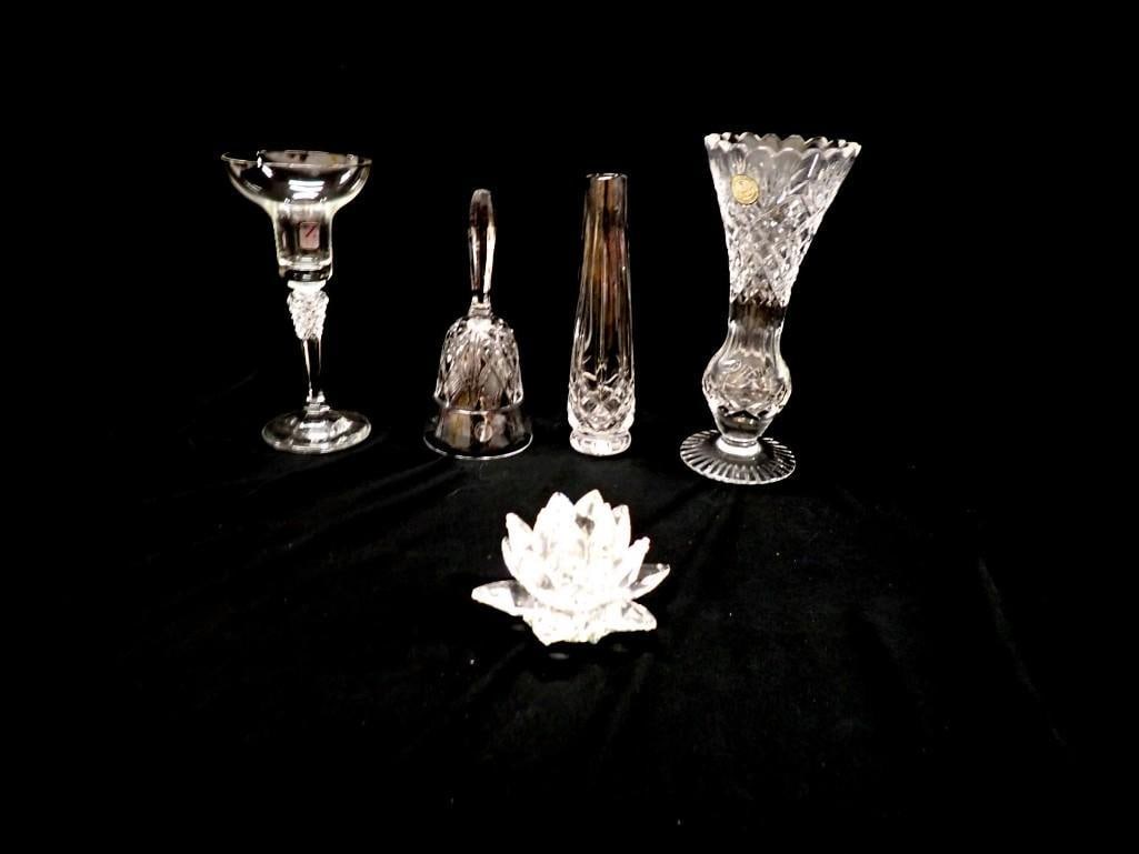 Crystal Lot including Made in Poland, Flower, Vases, etc. (1 of 9)