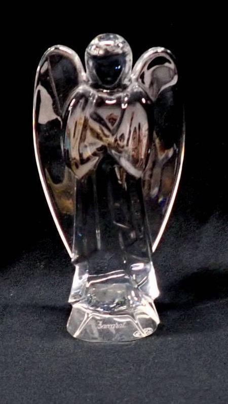 Baccarat Crystal Angel Figurine: Baccarat Crystal Angel Figurine All pictures are considered part of the description and should be examined carefully by bidders. Live Auctioneers is now offering Live Shipping through them. This