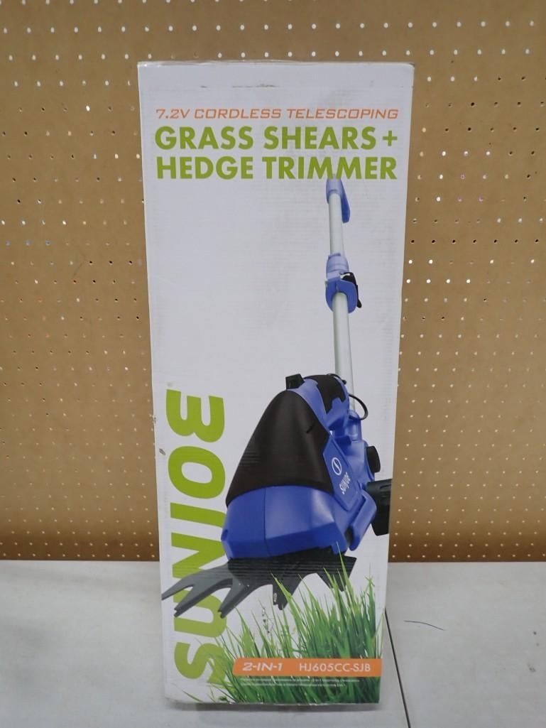 Sunjoe 7.2V Cordless Telescoping Grass Shears and Hedge Trimmer (1 of 7)