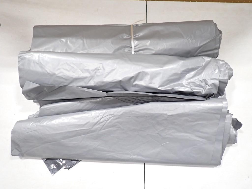Huge Lot of Gray Self Sealing Bags - each bag is roughly 32x24" and there's probably about 100 or so: Huge Lot of Gray Self Sealing Bags - each bag is roughly 32x24" and there's probably about 100 or so of them, but we didn't count them all. All pictures are considered part of the descript