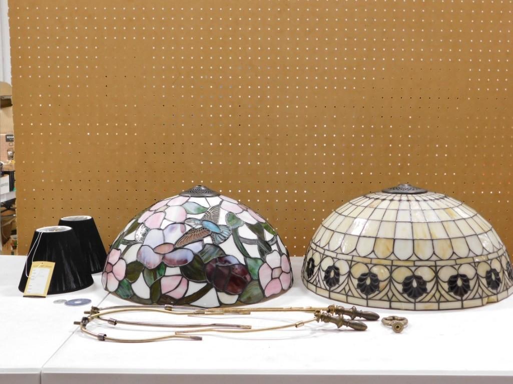 Lamp / Shade Lot including Stained Glass, Tiffany Style, etc. (1 of 10)