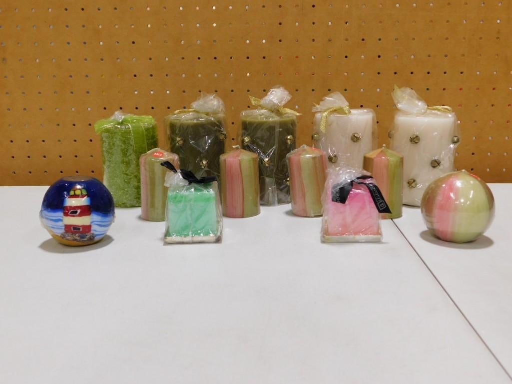 Lot of assorted Decorative Candles (1 of 15)