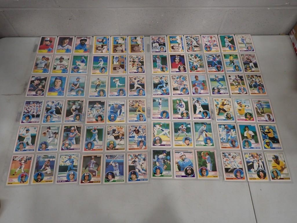 Lot of 1983 O-Pee-Chee Baseball Cards including some Hall of Fame and Star Players - 72 cards total: Lot of 1983 O-Pee-Chee Baseball Cards including some Hall of Fame and Star Players - 72 cards total All pictures are considered part of the description and should be examined carefully by bidders. Liv