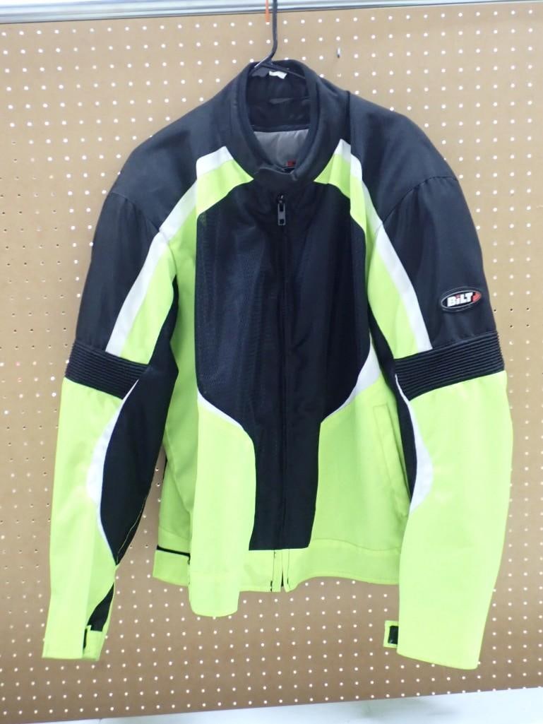 Bilt Size 2XL Motorcycle Jacket - black and neon green (1 of 6)
