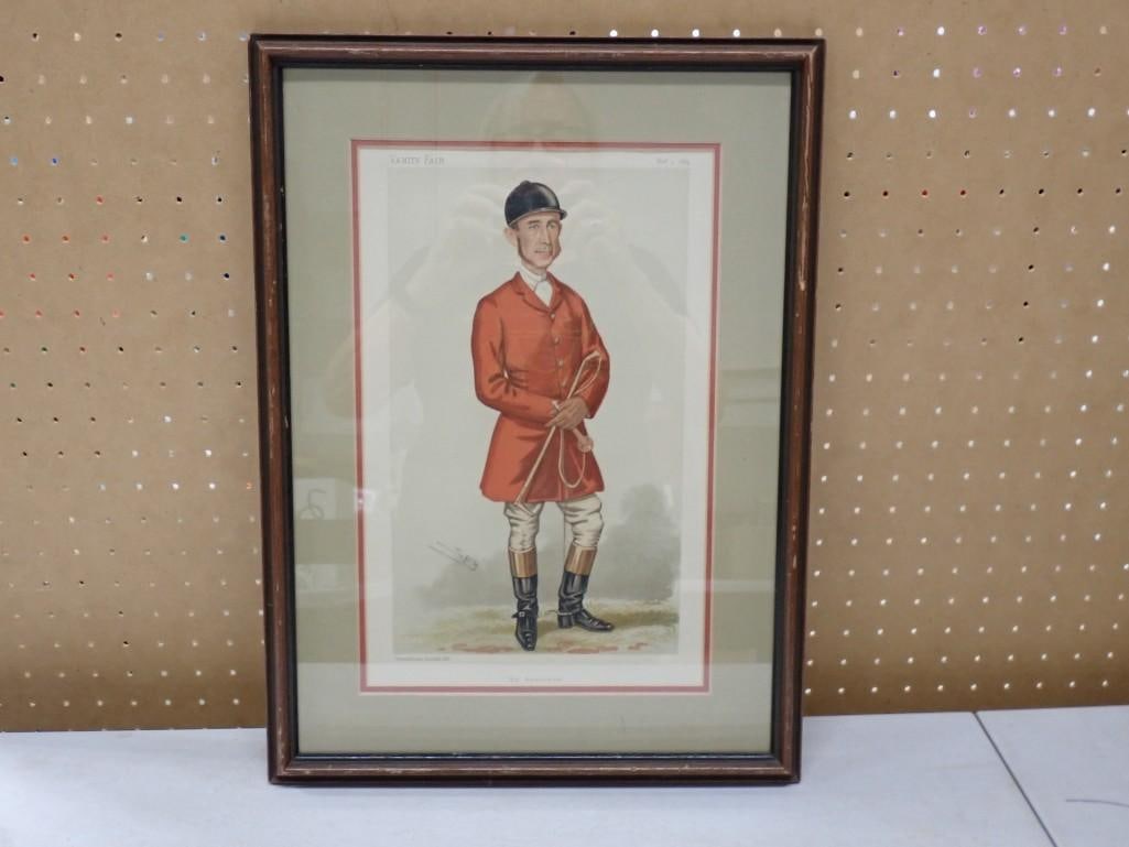 Vanity Fair Thomas Firr Foxhunters Print with COA - measures roughly 14x19" (1 of 6)