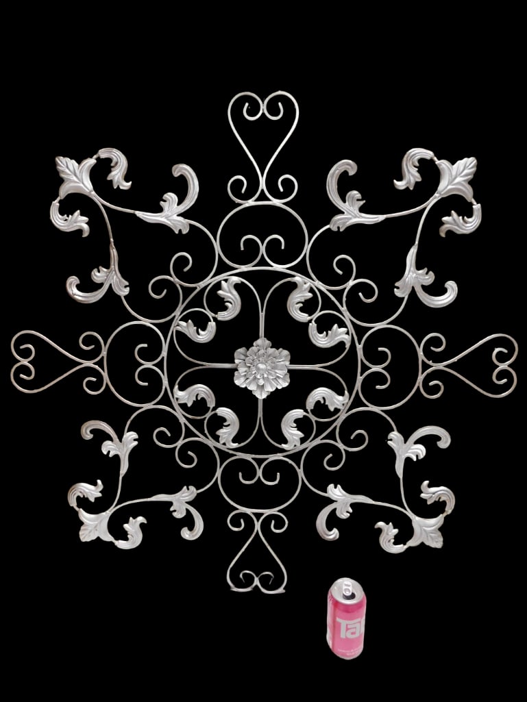 Ornate Metal Wall Decoration (1 of 4)