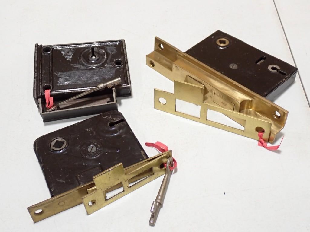 Lot of Antique Mortise Locks (1 of 11)