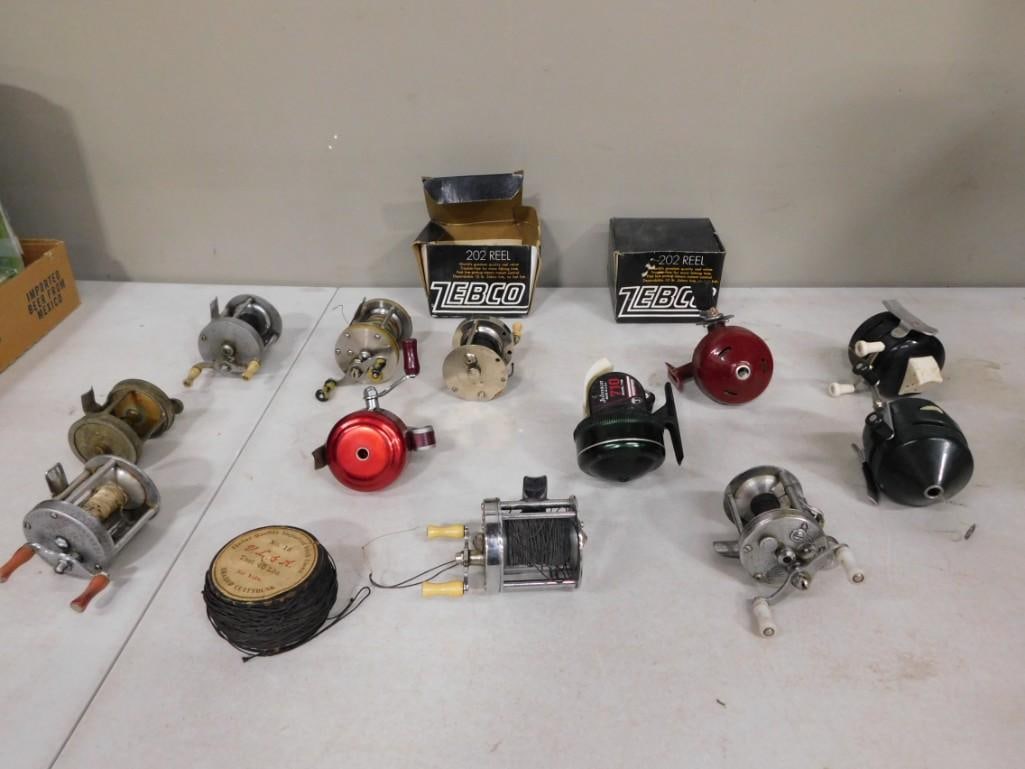 Lot of assorted Fishing Reels and some Boxes (1 of 20)