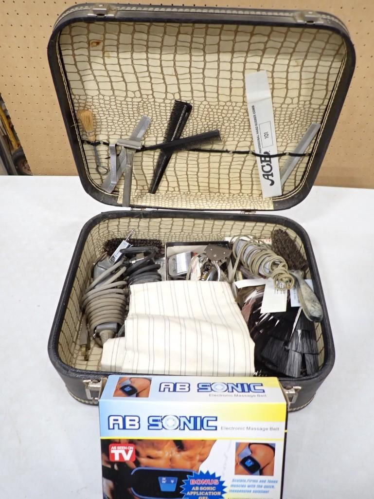 Misc Lot incl Ab Sonic, Small Suitcase, Hair Trimmers, Etc (1 of 7)