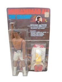 Vtg 1976 Muhammad Ali The Champ Action Figure by Mego NOS New Old Stock