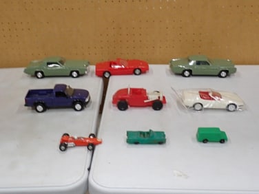 Lot of Vintage Plastic Toy Cars