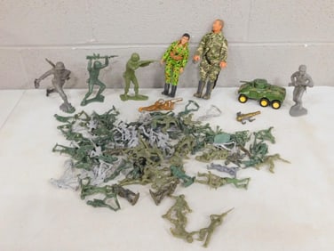 Toy Soldier and Military Action Figure Lot