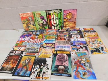 Assorted comic Book lot including Alpha Flight, Oz, Suicide Squad, X-Men, Shadow Hawk, Bloodshot