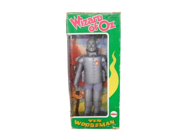 Vtg 1974 Wizard of Oz Tin Woodsman Tin Man Toy Figure by Mego in Original Box