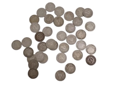 Lot of 38 V Nickels