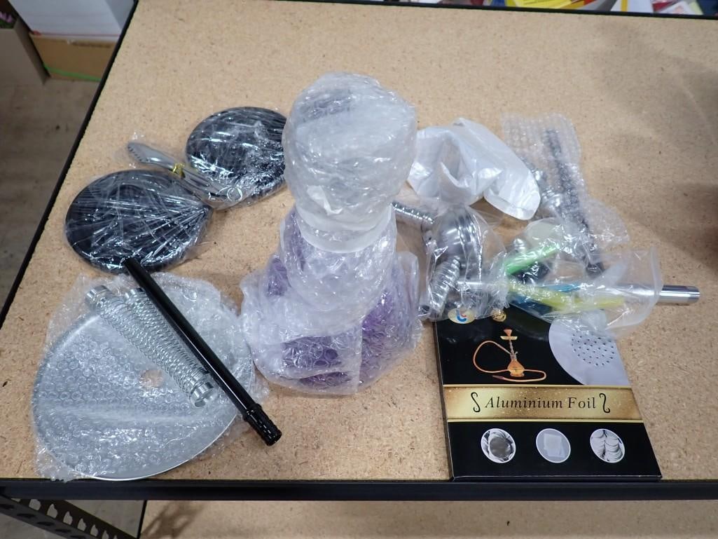 Qiqici New in Open Box Hookah set with two tubes (1 of 10)