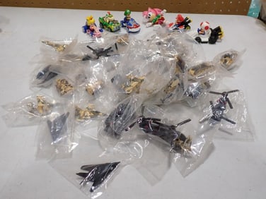 Toys incl Vintage Micro Machines Military Toys, Super Mario Bros, Sonic