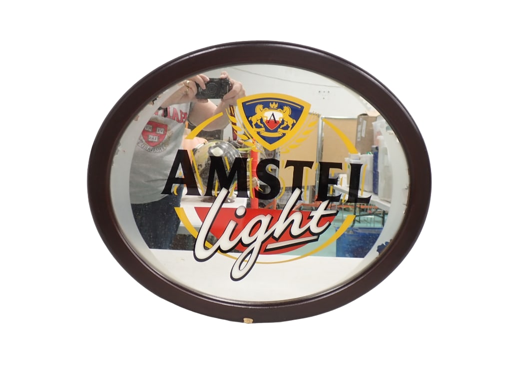 Amstel Light Beer Framed Bar Mirror (1 of 4)
