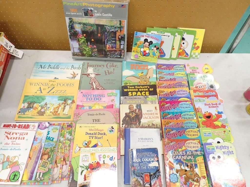 Lot of Children's Books incl Disney, Little Golden Books, Vintage, etc (1 of 12)
