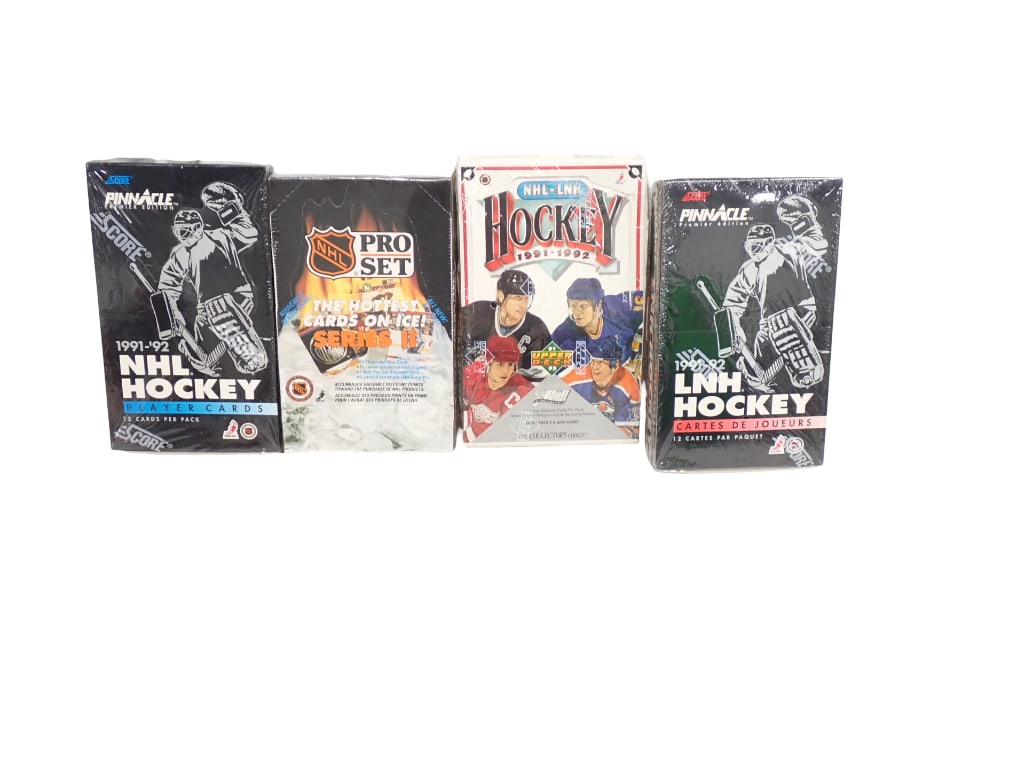 4 Factory Sealed Boxes of Hockey Cards Sealed Sports Cards (1 of 9)